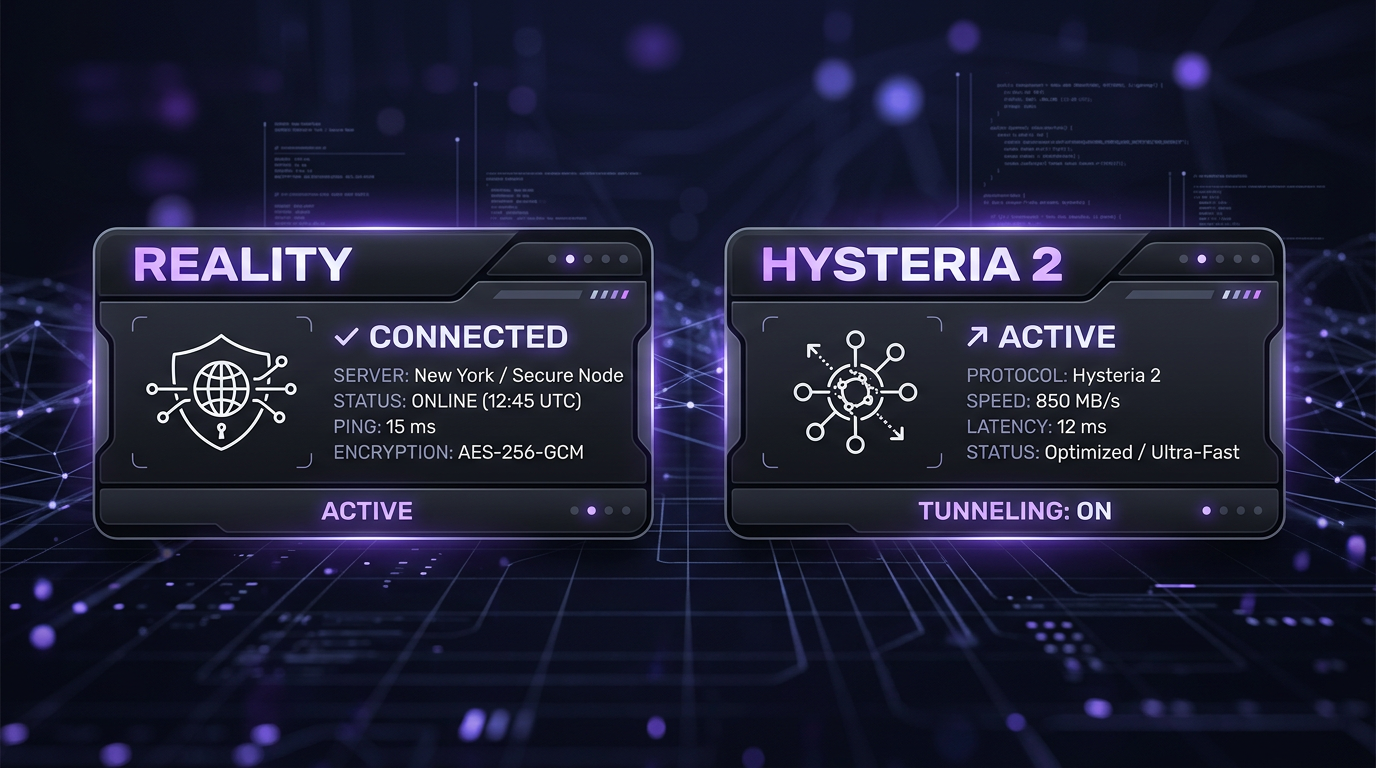 Reality и Hysteria 2 — пиктограммы в одну линию.